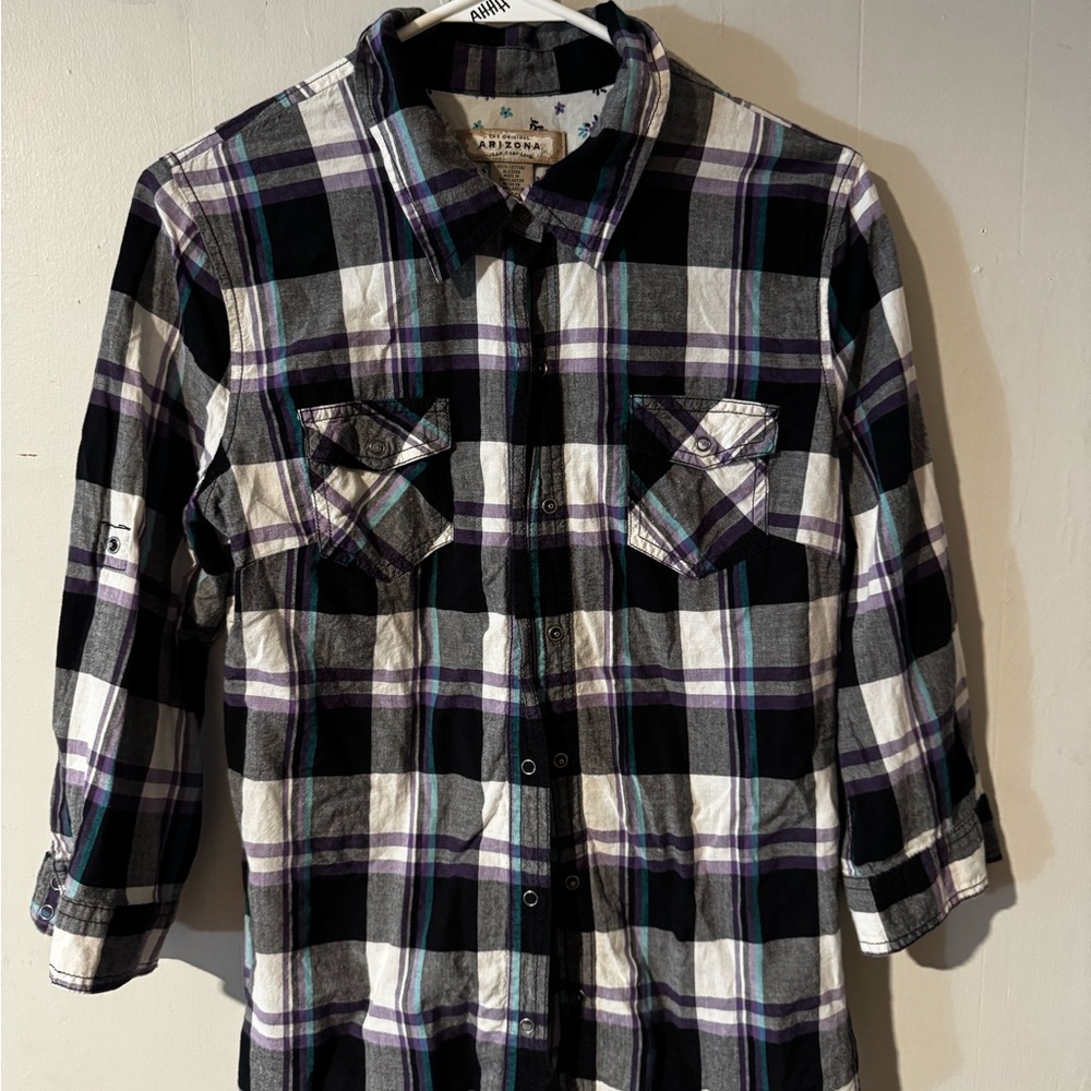 Arizona Jean Company Multicolor Plaid Shirt